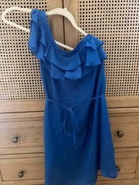 jessica simpson one shoulder mini dress Jessica Simpson One Shoulder Sparkle Sequence Lace Mini Dress